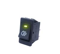 Commutateur Guidon Moto Interrupteur À Bascule KCD4, 2 Positions, 4 Broches, Bouton Poussoir LED, 12 V, 35 A, pour Phare Antibrouillard, avec Éclairage