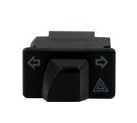 Commutateur Guidon Moto Interrupteur De Clignotant De Moto Pratique, Double Clignotant avec Bouton d'urgence, Interrupteur De Démarrage pour Moto Et Scooter