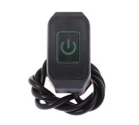 Commutateur Guidon Moto Interrupteur De Moto 22 Mm avec Éclairage LED, Bouton De Commande Momentané, Montage sur Guidon, Phare, Klaxon, Interrupteur Modifié