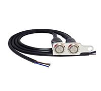 Commutateur Guidon Moto Interrupteur De Moto À Double Tête À LED, Marche/arrêt, Guidon Réglable, Bouton De Montage, Feu Antibrouillard DC12 V