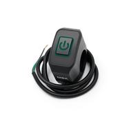 Commutateur Guidon Moto Interrupteur De Moto avec Lampe D'affichage LED, Bouton De Commutation Modifié, Montage sur Guidon, Interrupteurs Marche/arrêt De Phare De Moto