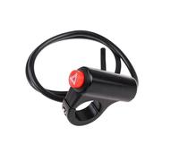 Commutateur Guidon Moto Interrupteur De Moto, Bouton De Commutation des Feux De Détresse, Clignotant De Signalisation De Feu d'urgence À Double Flash pour Véhicule