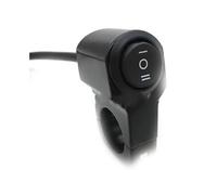 Commutateur Guidon Moto Interrupteur De Phare De Guidon De Moto 22 Cm 7/8 Po, Interrupteur À Trois Positions, Interrupteur De Phare Antibrouillard 12 V