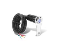 Commutateur Guidon Moto Interrupteur De Rétroviseur Moto, Interrupteur D'avertissement À 5 Fils, LED 12 V, pour Guidon De Moto, Scooter, Marche/arrêt, Montage Réglable, Eau