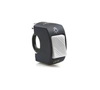 Commutateur Guidon Moto Interrupteur Marche/arrêt pour Moto, 22 Mm, Bouton Poussoir, Connecteur 12 V, Interrupteur De Guidon pour VTT, Vélo Électronique, Scooter, Moto