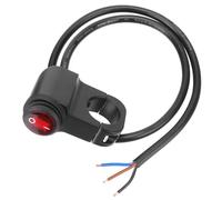 Commutateur Guidon Moto Interrupteur Universel en Alliage d'aluminium Pour Modification Moto Mise Hors Tension Phare LED Bouton Commande Klaxon électrique