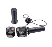 Commutateur Guidon Moto Interrupteur Universel pour Guidon De Moto, Feux D'avertissement, Clignotants, Klaxon, Bouton De Démarrage Et D'arrêt avec LED 7/8'' 22 Mm