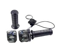 Commutateur Guidon Moto Interrupteur Universel pour Guidon De Moto, Feux D'avertissement, Clignotants, Klaxon, Bouton De Démarrage Et D'arrêt avec LED 7/8'' 22 Mm