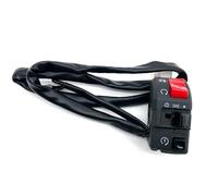 Commutateur Guidon Moto Interrupteurs Commande Guidon Moto 22mm Bouton Klaxon Clignotant Feu Antibrouillard Électrique Démarrage Universel