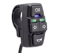Commutateur Guidon pour moto pour clignotant On/Off ABS 22.2mm 36V-48V IP54 Câble 0.5m pour Scooter Électrique