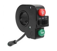 Commutateur Guidon Scooter Électrique, Interrupteur Klaxon et Lumière Rouge/Vert pour M4 Pro 10in, Compatible M4, Plastique Résistant