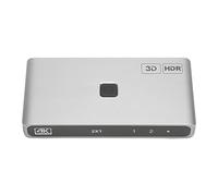 Commutateur HD 4K 1 Entrée 2 Sorties, 4K 60 Hz, HDCP2.2 Pris en Charge, jusqu'à 18 Gbit/s, 3D CEC, pour Lecteur de Projecteur TV, Interface Multimédia HD (YC-Q201)