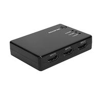 Commutateur HDMI 3 en 1 Sortie, Convertisseur 3 en 1 Sortie 1080P avec Télécommande, Commutateur D'interface Multimédia Haute Définition