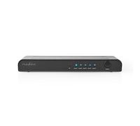 Commutateur HDMI™ | 5-Port(s) | 5x HDMI™ Input | 1x HDMI™ Output | 4K@60Hz | 18 Gbps | Télécommande | Métal | Anthracite
