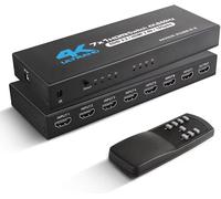 Commutateur HDMI 7 entrées 1 sortie 4K @ 60 Hz, pour lecteur DVD PS5 PS4 Xbox