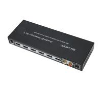 Commutateur HDMI 8K 4x1 avec convertisseur, tension 100-240V, fiche EU