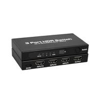Commutateur HDMI 8K 5 Ports, Entrées 1 Sortie, Sélecteur 2., Convertisseur Vidéo 3x1 Avec Télécommande 4K À 120 Hz HDR HDCP2.3 For PS5/4 PC TV(8K 3 in 1 out)