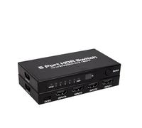 Commutateur HDMI 8K 5 Ports, Entrées 1 Sortie, Sélecteur 2., Convertisseur Vidéo 3x1 Avec Télécommande 4K À 120 Hz HDR HDCP2.3 For PS5/4 PC TV(8K 5 in 1 out)