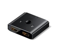 Commutateur HDMI bidirectionnel 4K @ 60 Hz / 8K60 Hz avec bornes plaquées or pour des images claires, compatible avec les consoles de jeux HDMI bidirectionnels