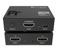 Commutateur HDMI eARC - FEINTECH - AX420 - Barre de son sur 2 écrans - Compatible Sonos/Devialet/Bose - Prise en charge Atmos