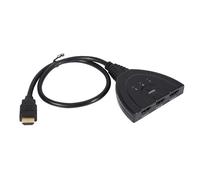Commutateur HDMI haut de gamme, répartiteur HDMI 4K, sélecteur 3x1 avec contrôle manuel, transfert de signal rapide et résolution 4K pour les