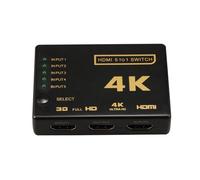 Commutateur HDMI - INF - 5x1 - 4K Ultra HD - 3D - Télécommande incluse