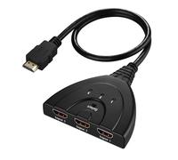 Commutateur, HDMI un vers trois Convertisseur HD 3 coupe 1 avec câble, 3 entrées 1 sortie