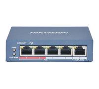 Commutateur HIKVISION 4 POE 10/100M Non géré, +1 Port Liaison Montante da 100M, 802.3af/at 25
