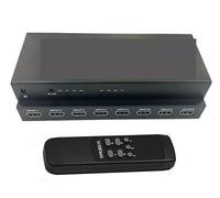 Commutateur HMI 4K 60HZ 7x1 4x1 3x1, commutateur HMI 2.0, convertisseur vidéo Aud for PS4 DVD PC vers TV HDTV, moniteur ou projecteur(7X1)