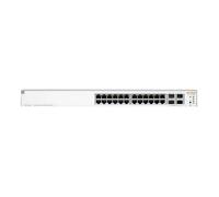 HPE Aruba Networking Instant On 1930 24G Class4 PoE 4SFP/SFP+ 370W Géré L2+ Gigabit Ethernet (10/100/1000) Connexion Ethernet, supportant l'alimentation via ce port (PoE) 1U Blanc