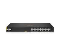 Commutateur HPE Aruba Networking 6000 24G Class4 PoE 4SFP 370W 24x 1Gb 4x SFP géré | R8N87A