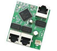 Commutateur industriel 3 ports Gigabit Ethernet Module RJ45 Carte de données interne Caméra d'observation Changement intelligent Maison Net Change