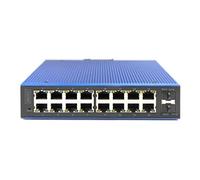 - Commutateur - industriel - Géré - 16 x 10/100/1000 (8 PoE) + 2 x SFP - Montage sur rail DIN - PoE (280 W)