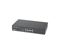 deXlan - Commutateur - intelligent - 8 x 10/100/1000 (PoE+) - Montable sur rack - PoE+ (130 W)