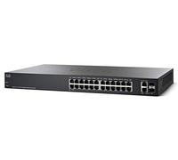 Commutateur Intelligent Cisco SG220-26, Combine 24 Ports Gigabit Ethernet (GbE) Plus 2 Gigabit Ethernet Mini-GBIC SFP, Protection à Vie limitée (SG220-26-EU)