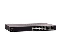 Commutateur Intelligent Cisco SG250X-24P, Combine 24 Ports Gigabit Ethernet (GbE) et 4 Ports 10 Gigabit Ethernet SFP+, Protection à Vie limitée (SF250X-24P-K9-EU)