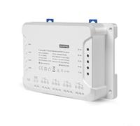 Commutateur intelligent Wi-Fi 4CH PRO R3 pour SONOFF, 4 canaux pour relais avec verrouillage automatique Jog, télécommande APP commande vocale pour 2 kW charge 10 A boîtier PC sûr ignifuge (pour