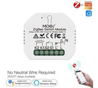 Commutateur intelligent WiFi 1 voie, bricolage, Module de relais, vie intelligente, application Tuya, télécommande, fonctionne avec Alexa Echo Google Home