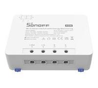 SONOFF POWR3 Interrupteur Connecté WiFi avec Surveillance de l'énergie, 25A/5500W Haute Puissance WiFi Smart Switch, Compatible avec Amazon Alexa&Google Home Assistant, Smartthings