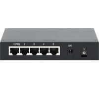 Commutateur INTELLINET 5x GE 4x PSE PoE+ 1x PD IEEE 802.3az