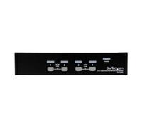 StarTech Commutateur KVM SV431DUSBU – 4 ports USB VGA, OSD, montable en rack 1U, TAA – 1 utilisateur