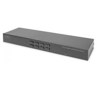 Commutateur KVM 8 ports, Rack 19", 4K 30Hz, 8xHDMI IN, 1xHDMI OUT, 2xUSB A
