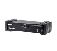 Commutateur KVM - ATEN - CS1822 - 2 Ports - USB 3.0 - HDMI - Noir