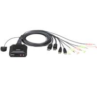Commutateur KVM ATEN CS22DP-AT Display-Port 4096 x 2160 Pixel 1 pc(s)