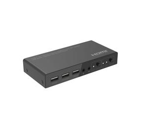 Commutateur KVM HDMI MicroConnect 4K à 60 Hz, 2x1, 4:4:4, MC-HDMIKVM0201-4K