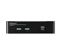 StarTech.com Commutateur KVM HDMI USB 2 ports avec audio et concentrateur USB 2.0