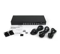 Commutateur KVM USB DVI 8 ports à montage en rack 1U