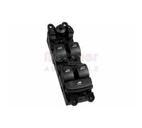 Commutateur Lève-Vitre Avant 3 Broches Noir METZGER Pour NOTAMMENT VOLVO S60