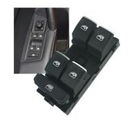 Commutateur Levés Vitres Pour SEAT Leon 2013-2018 Bouton De Commande Principal Lève-vitre Électrique Bouton Leve Vitre(ElectroplateWhite)