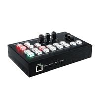 Commutateur multi-caméra vidéo 4K, 4 canaux, for diffusion en direct, Production de Streaming, mélangeur vidéo, Station de commutation, enregistrement de Type C,Commutation en douceur
